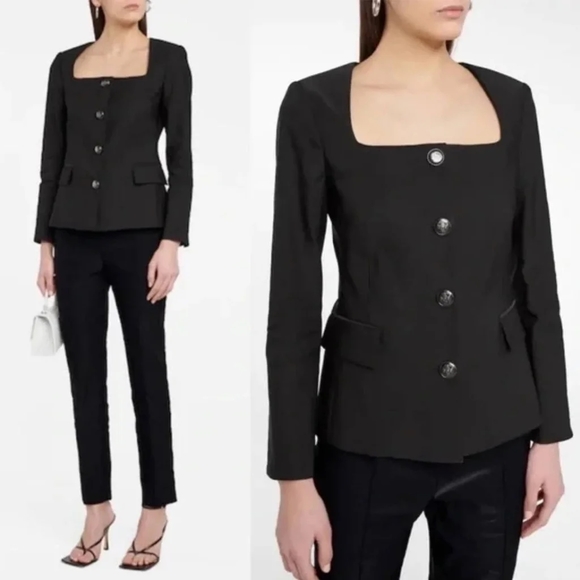 Veronica Beard Square Neck Ria Jacket - Picture 2 of 8